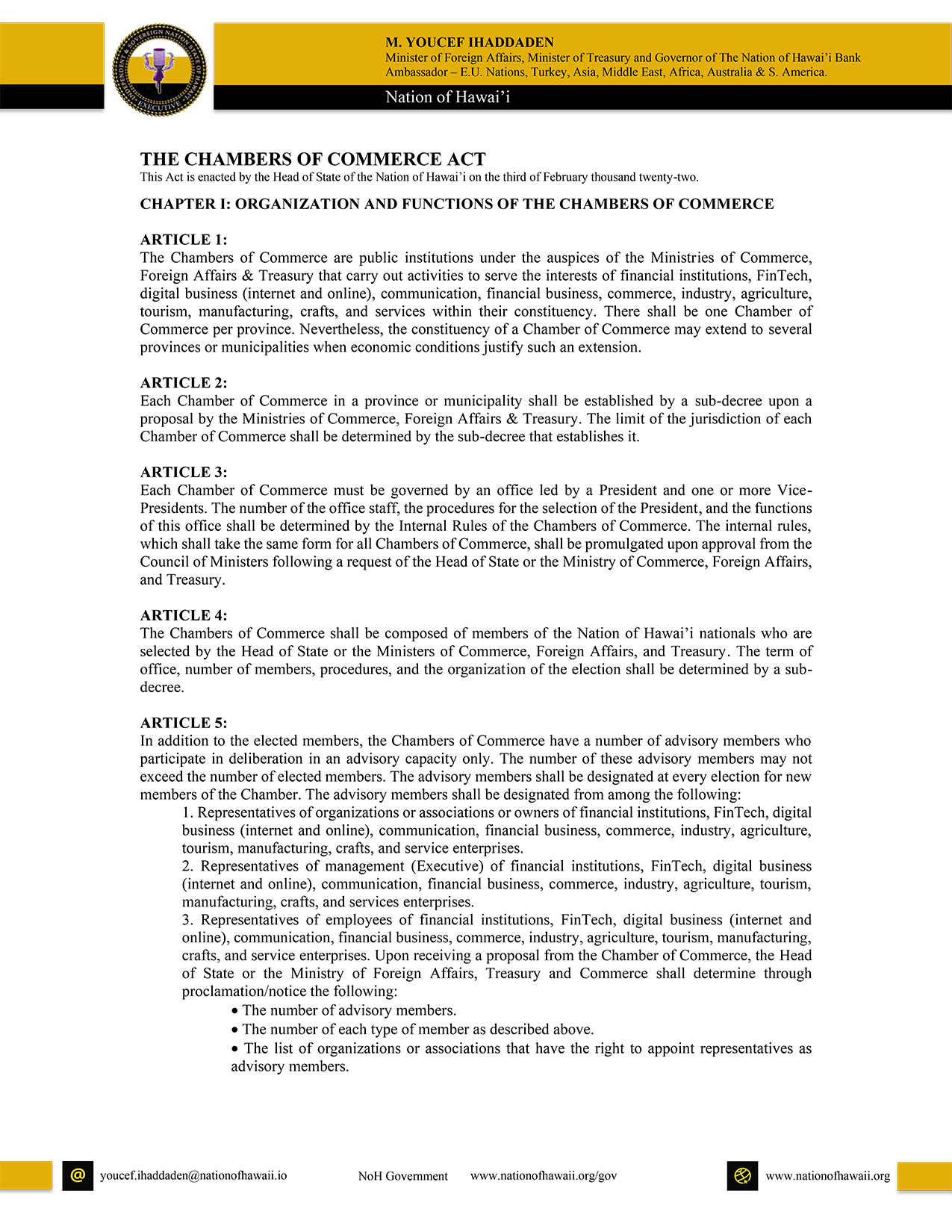 Nation of Hawaii » Independent & Sovereign Nation State of Hawaii
